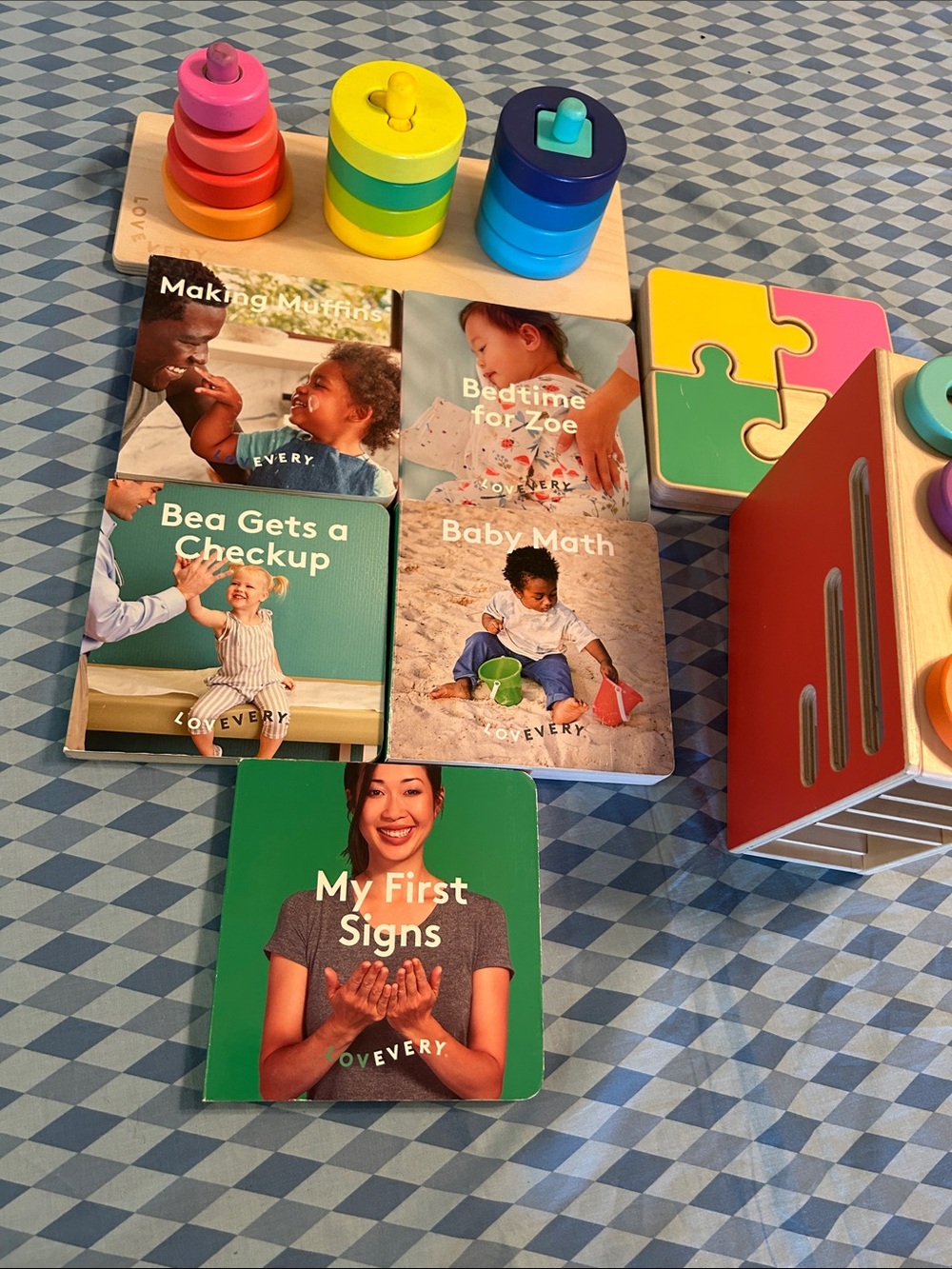 Lovevery books & toys & puzzle